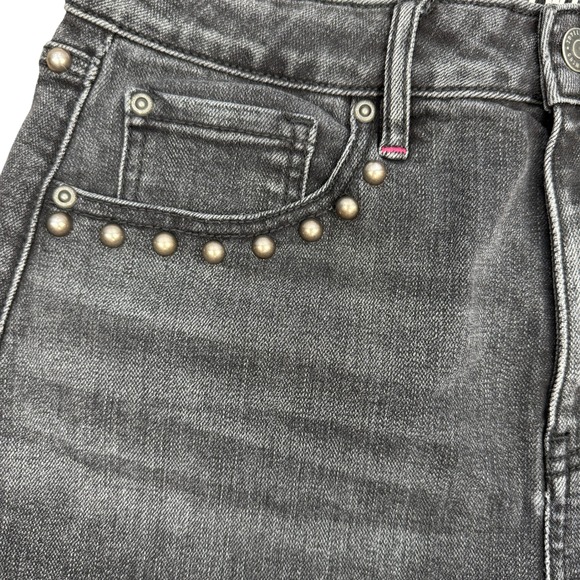 Idyllwind Miranda Lambert Jean Shorts 10W Black Studded High Rise Gypsy - Picture 5 of 7